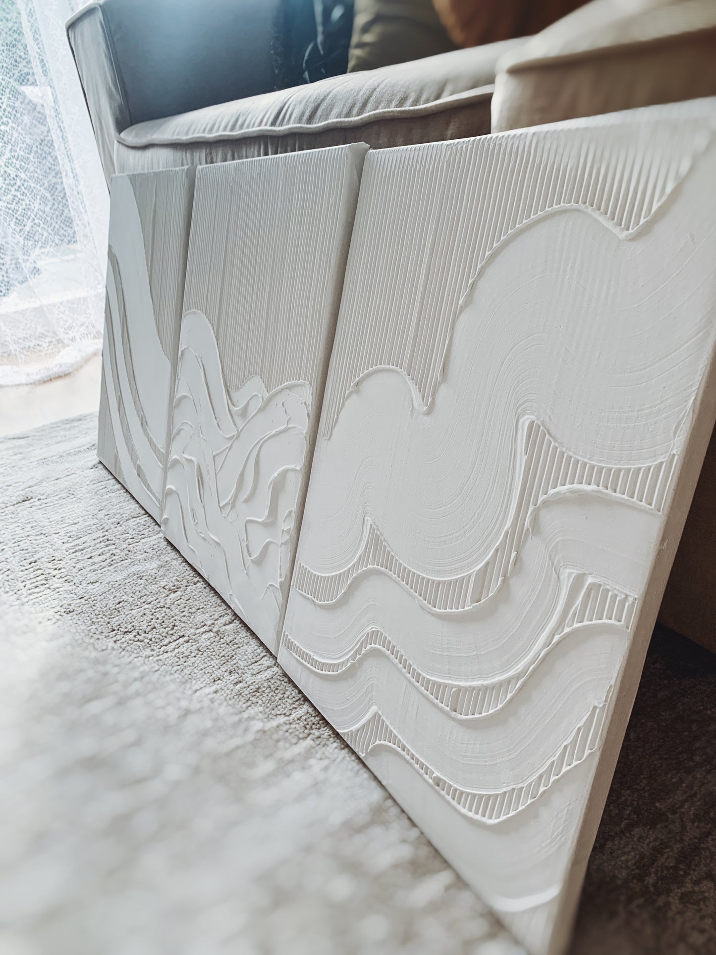 SET OF 3 KERES WHITE