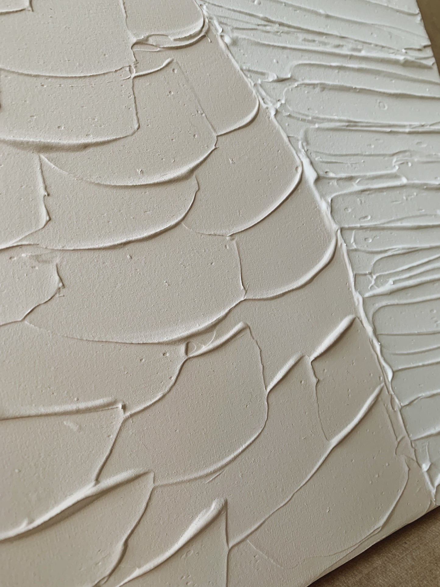 Close-up of BALANCE artwork showing organic texture detail