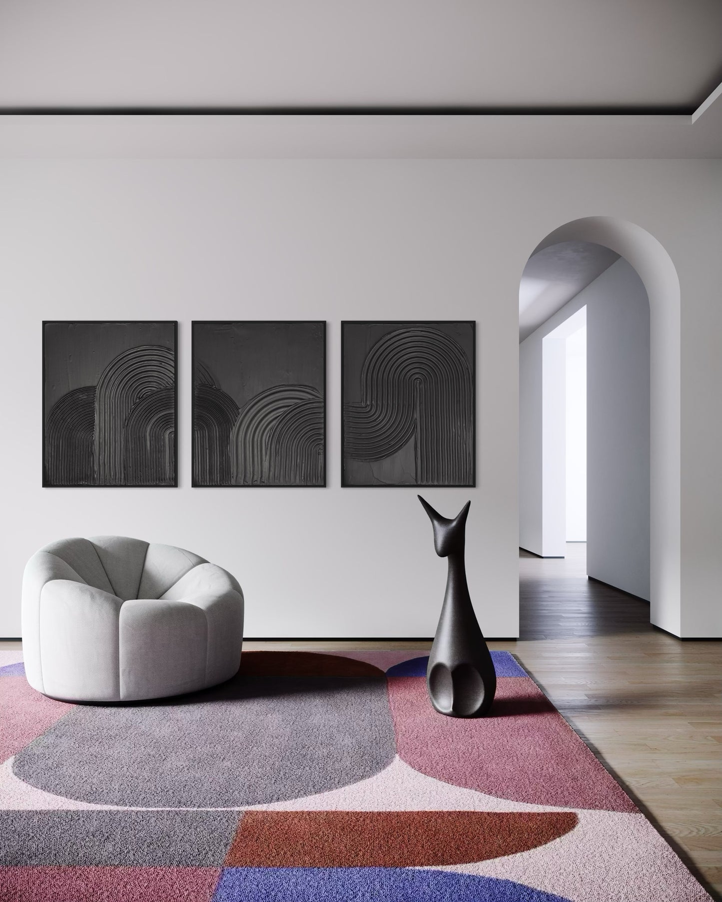 ZEN ARCH 3-CZĘŚCIOWY CZARNY