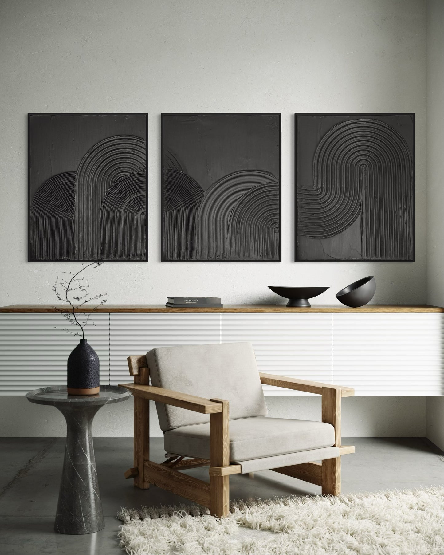ZEN ARCH 3-CZĘŚCIOWY CZARNY