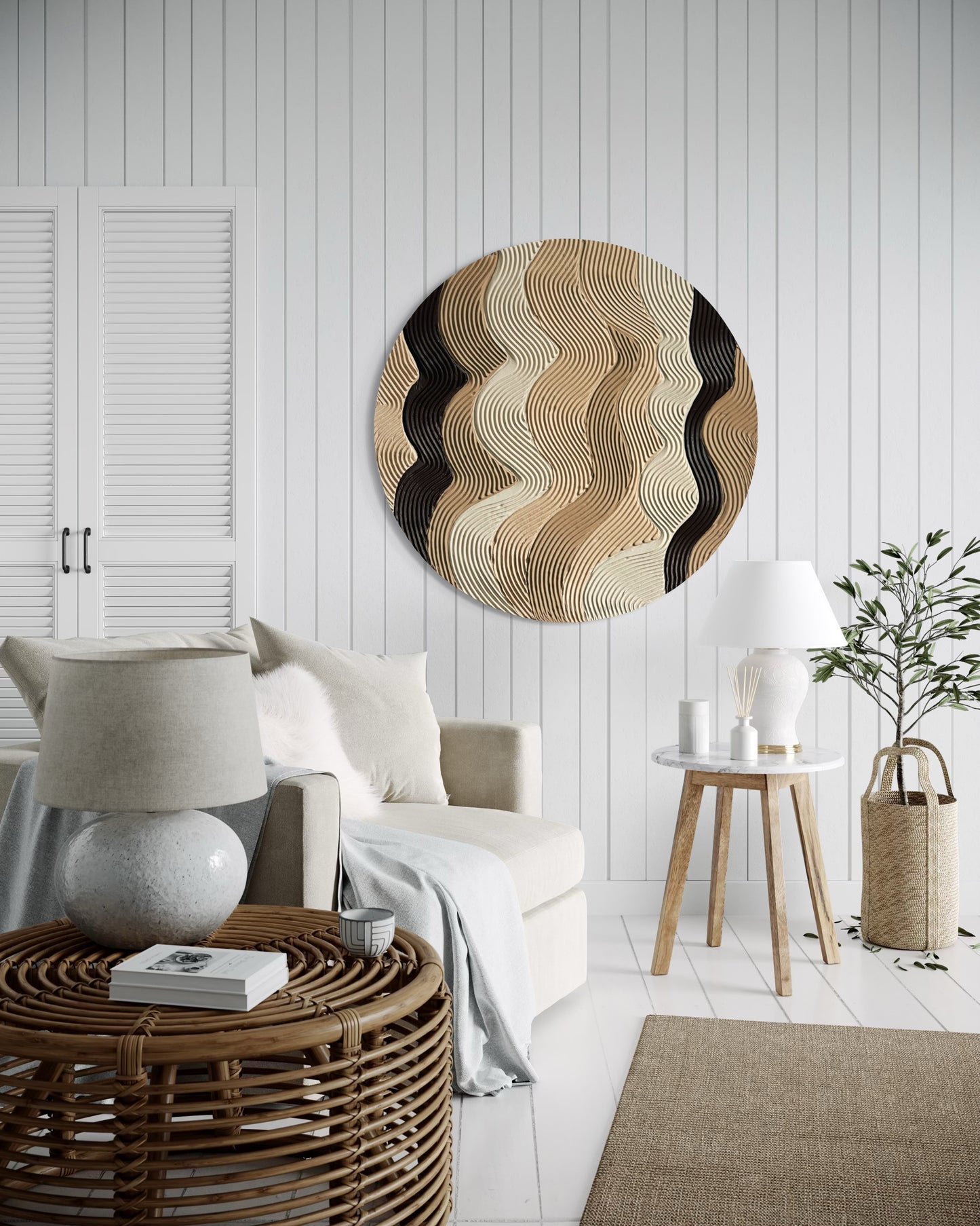 Beige and mocha round wall art
Textured 3D artwork in earthy tones
Large round canvas wall decor
Handcrafted brown textured painting
Modern minimalist round artwork
Neutral earthy wall art piece
Unique round canvas decor
Custom size round wall art commissions
Rustic-inspired textured canvas
Beige, mocha, and brown wall decor