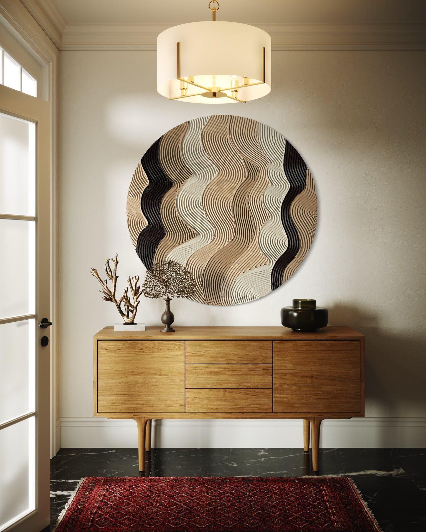 Beige and mocha round wall art
Textured 3D artwork in earthy tones
Large round canvas wall decor
Handcrafted brown textured painting
Modern minimalist round artwork
Neutral earthy wall art piece
Unique round canvas decor
Custom size round wall art commissions
Rustic-inspired textured canvas
Beige, mocha, and brown wall decor