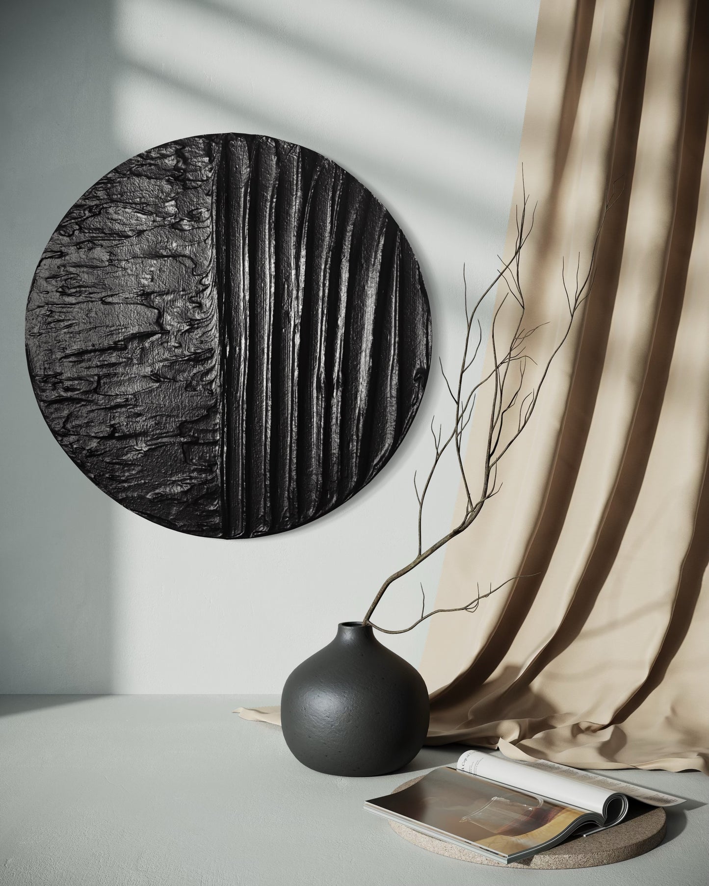 MYLA Black Round