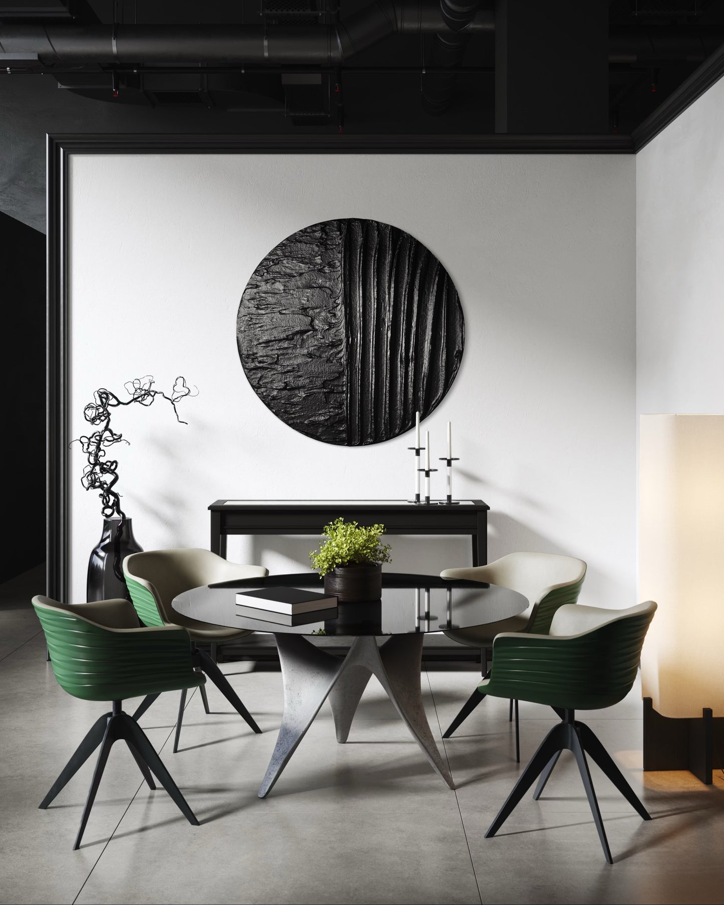 MYLA Black Round