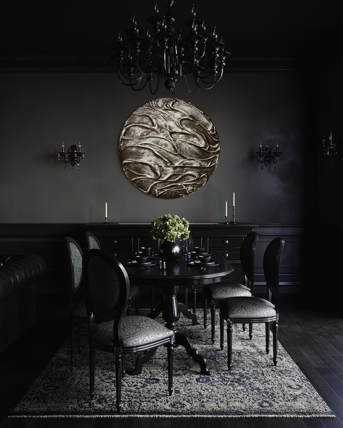 Silver and black round textured wall art
Celestial-inspired moon artwork
Handcrafted mystical abstract painting
Modern cosmic wall decor
Lunar texture 3D canvas art
No-frame silver and black moon painting
Spiritual and magical wall art
Contemporary moon-inspired artwork
Handmade cosmic energy decor
Ethereal statement wall art for modern interiors