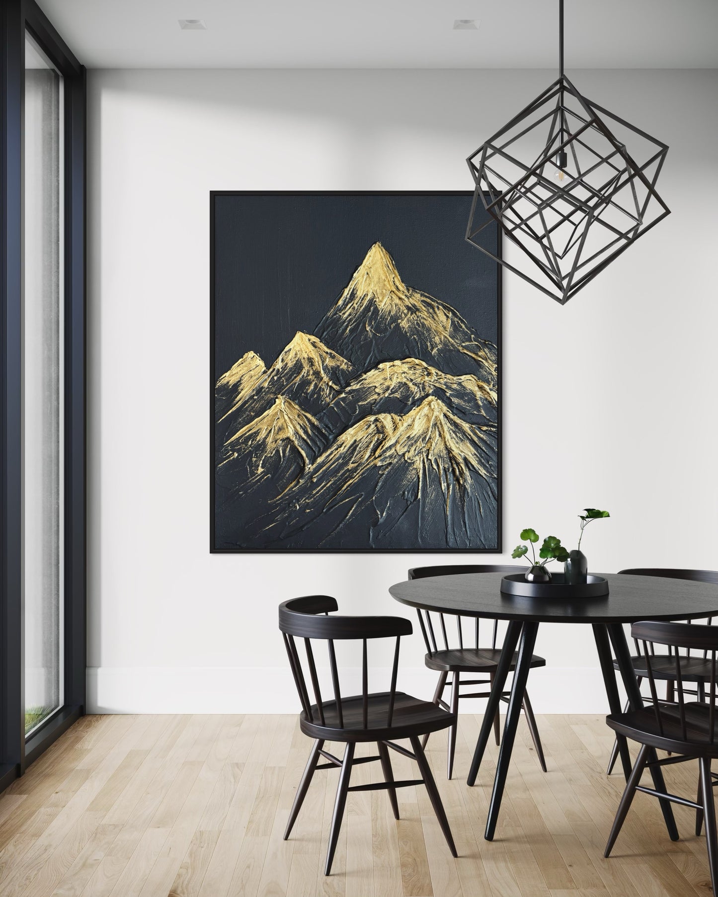 Black textured wall art
Abstract mountain design canvas
Modern 3D monochrome artwork
Minimalist black wall decor
Handcrafted mountain motif art
Large black canvas for living room
Contemporary textured landscape art
Industrial style wall art piece
Unique modern mountain artwork
Bold minimalist black decor