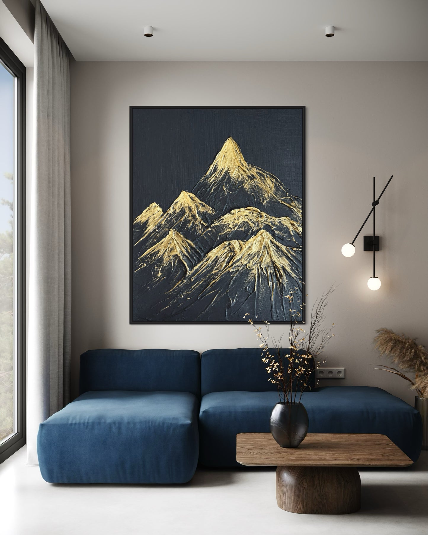 Black textured wall art
Abstract mountain design canvas
Modern 3D monochrome artwork
Minimalist black wall decor
Handcrafted mountain motif art
Large black canvas for living room
Contemporary textured landscape art
Industrial style wall art piece
Unique modern mountain artwork
Bold minimalist black decor