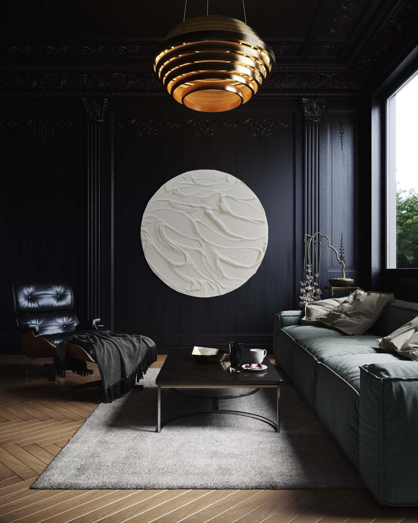 White round textured wall art
Minimalist 3D canvas artwork
Handcrafted modern wall decor
Scandinavian-inspired round art
Large white wall art piece
Contemporary circular canvas design
Neutral textured wall decor