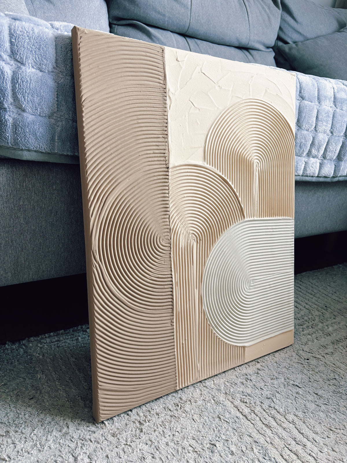 ZEN ARCH X Beige | Strukturierte Wandkunst