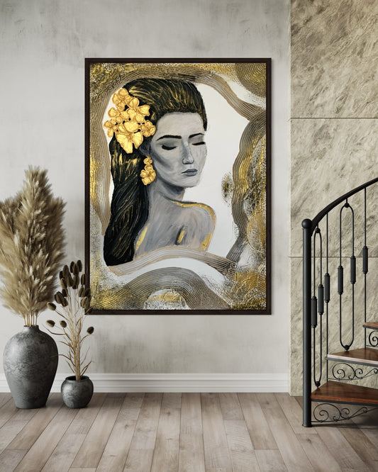 Unique, one-of-a-kind textured artwork (not made to order)