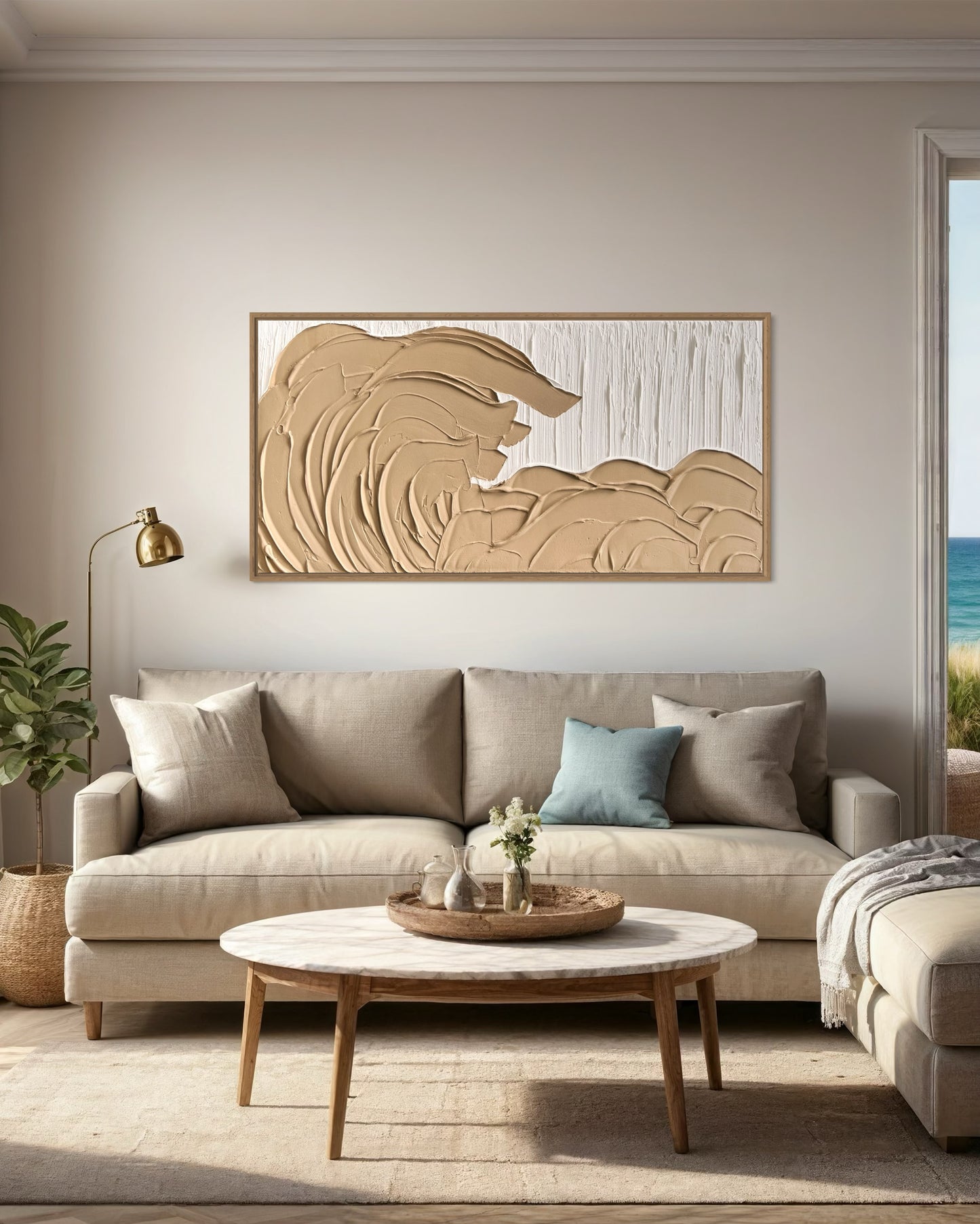 OCEAN WAVE I BEIGE