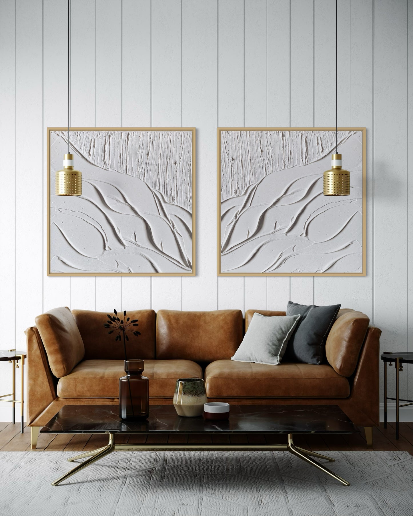 Minimalist textured wall art set
Modern 3D canvas duo
Neutral abstract art pieces
Contemporary textured wall decor
Unique handmade art for living room
Large wall art for minimalist interiors
Abstract diptych canvas set