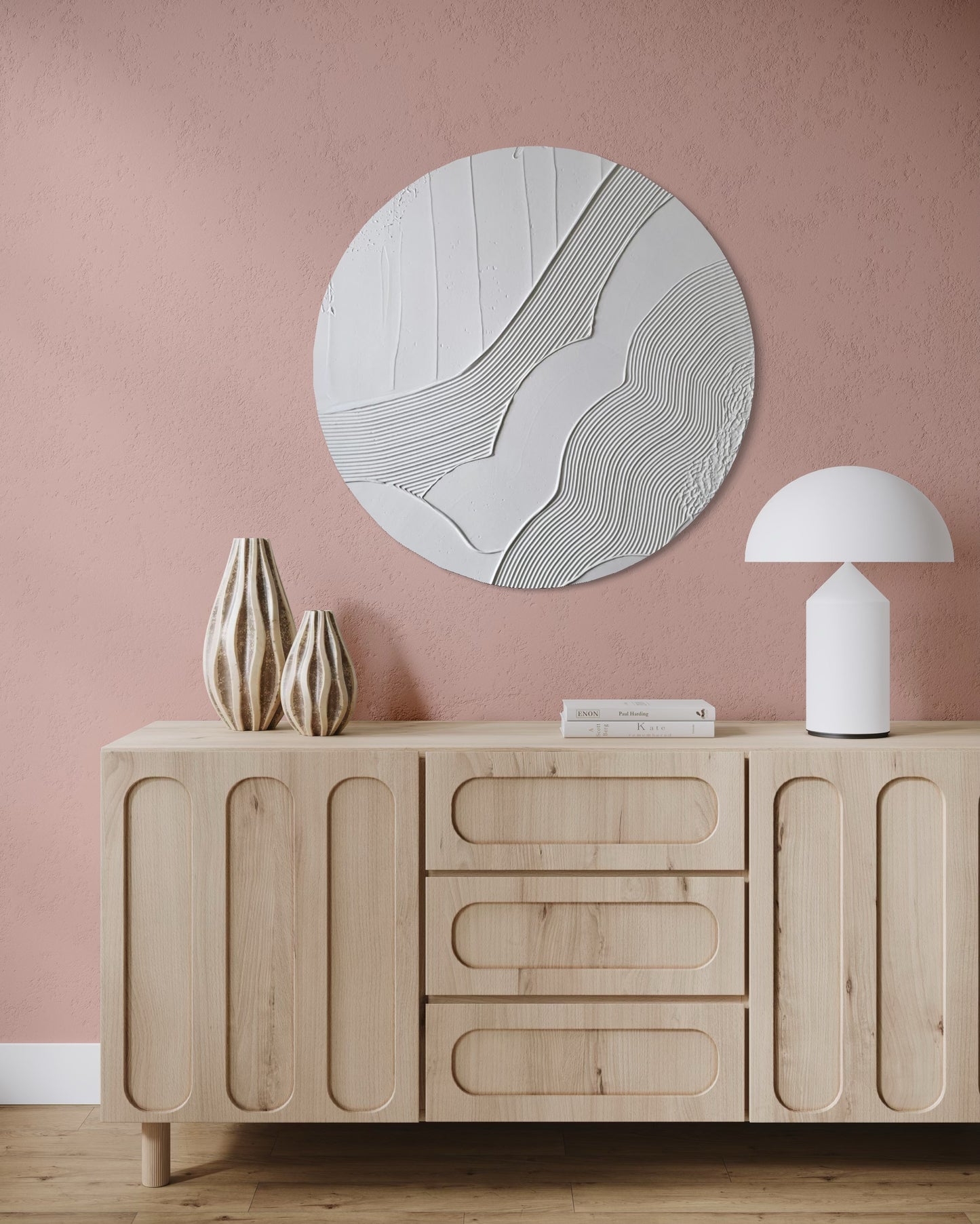 HARMONY II okrągły 70cm | Obraz strukturalny