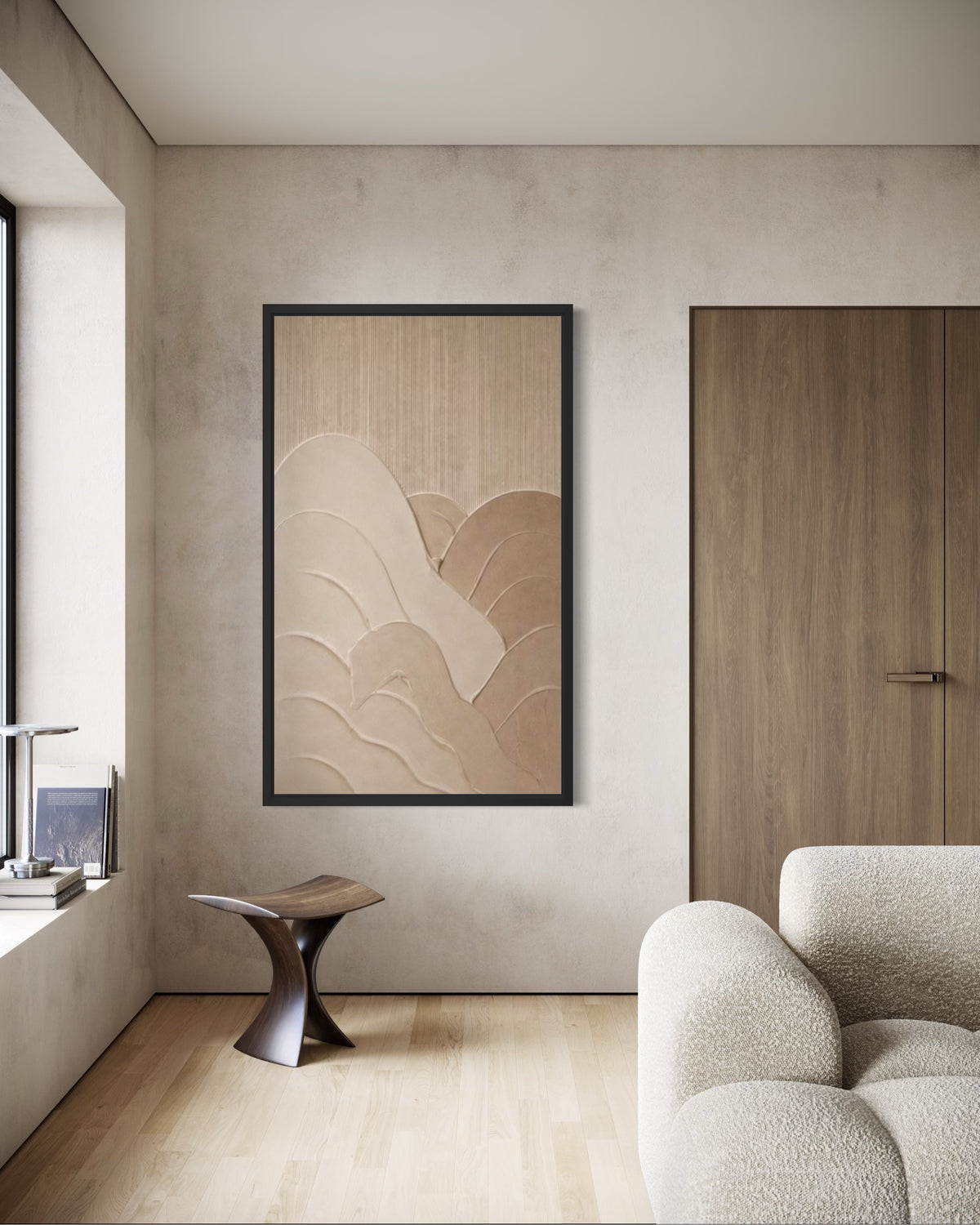 KERES Beige | Textured Wall Art
