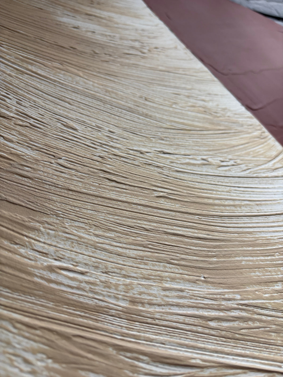 SULIS rund 50cm | Strukturierte Wandkunst
